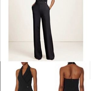 The Limited Black halter jumpsuit